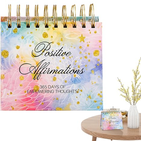 Calendrier D'affirmation Quotidienne – Bureau Perpétuel En Papier, Calendrier De Motivation De 365 Jours Avec Citations Inspirantes, Affirmations Quotidiennes Positives | Bureau À Domicile BureauCade