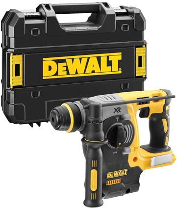 DEWALT SDS-plus XR Akku-Kombihammer/Schlagbohrmaschine DCH273NT (18V, bürstenlos, 24mm, ideal für Bohranker/Befestigungslöcher, Vibrationsreduzierung, ohne Akku & Ladegerät)