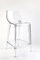 Mahi Mahi - Transparenter Designhocker aus Polycarbonat - H66 - Set 2 Stück Neutral