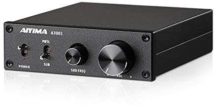 Upgrade AIYIMA A3001 TPA3255 mini Mono Verstärker 300W Subwoofer Verstärker HiFi Sub-Verstärker Class D Verstärker mit Vollfrequenz und Sub Bass DC 24V-48V