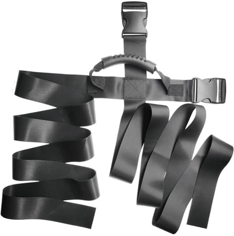 Gralara Sangle de Transport de Boîte avec Poignée, Ceinture Portative pour 1 Personne, Sangle d'emballage, Sangle D'arrimage Robuste, Sangle de Transport pour, Sangle croisée