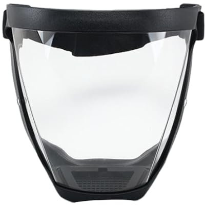 Generico Visiera protettiva, Visiera antiappannamento - Visiera trasparente riutilizzabile e antiappannamento con fascia regolabile,Equipaggiamento di protezione di sicurezza