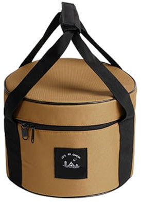 Avejjbaey Borsa portaoggetti da campeggio, portaposate impermeabile, stoviglie portatili per