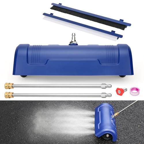 BlumWay 15 Hochdruckreiniger 1200-4000 PSI mit austauschbarer Bürste, strapazierfähiges Material, 1/4“-Schnellverschluss, 2 x 15 Verlängerungsrohre, 0°Jet-Düse, 4 Sprühdüsen-Spitzen