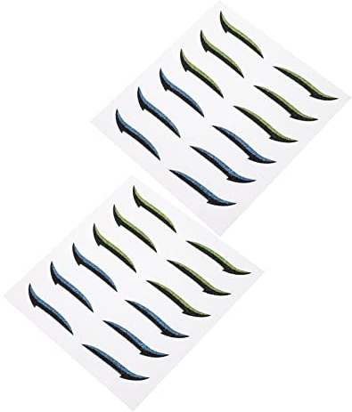 Ipetboom 12paia Adesivi Per Eyeliner Strisce Trasparenti Per Contorno Occhi Strumenti Per Trucco Degli Occhi Impermeabili e Resistenti Al Sudore Per Uso Quotidiano e Portatile