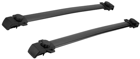 SQRHDF Galeries de Toit Support Toit Voiture pour Jeep pour Renegade 2014–2021 SUV Porte-Bagages Kayak Vélo Canoë Barres Transversales sur Toit Barres transversales de Toit