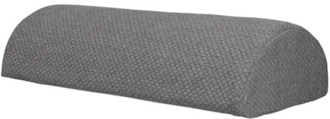 DSAoTeng Almohada de rodilla para dormir de espalda, ergonómica de espuma viscoelástica, multifuncional, media luna, cojín de apoyo suave para rodilla, tobillo, cadera, cuello, alivio del dolor