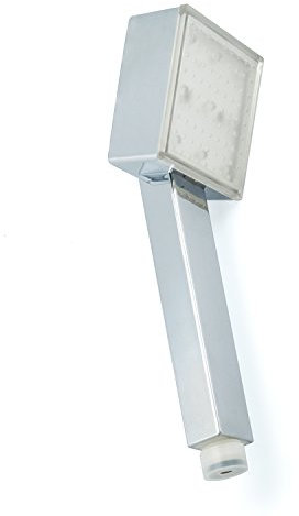 LED Duschkopf shower head Brausekopf mit LED Beleuchtung automatischem Farbwechsler durch Wasserkraft