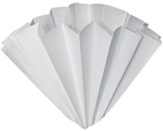 FILTRI CARTA PIEGATI DIAM. 40 CM MARCA: CORDENONS - 100 PZ PER ENOLOGIA PER VINO ACETO LIQUORI
