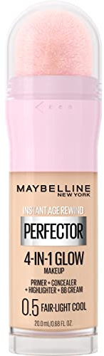 Maybelline New York Instant Age Rewind Instant Perfector 4-In-1 Glow Makeup, Fair/Light Cool