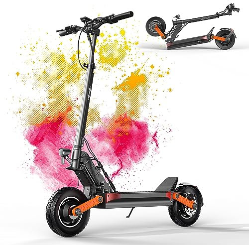 JOYOR S10S E Scooter, 60V18Ah Elektroroller, geeignet für 70-85km, mit dualem mechanischem Bremssystem und dualer Stoßdämpfung, Maximales Ladegewicht 150 kg, mit 10 Zoll Reifen