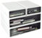 Großer Schreibtisch Organizer, Schubladenbox Schreibtisch, 4 Stück Büro Organizer Desk Organizer Schubladen Transparente Aufbewahrungsbox mit Schubladen für Zuhause, Schule, a4 Papier Weiß