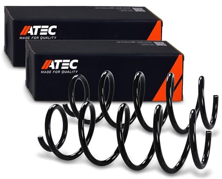 ATEC Germany 2x Muelle de suspensión delantero izquierdo y derecho