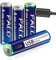 Mspalocell AAA battery USB-C lithium battery rechargeable 1.5v 1100mWh, quick charge rechargeable batteries with Type-C charging cable, LSD low self-discharge, with charging light, 4 pieces