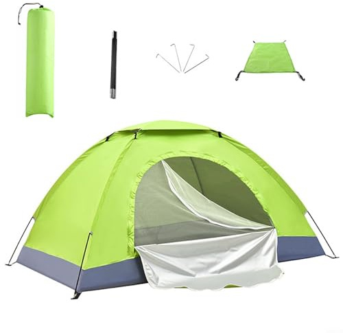Tente légère et portable pour le camping et la randonnée, imperméable, spacieuse, tente légère et portable pour le camping en plein air/la randonnée, petit ensemble pour le camping en plein air
