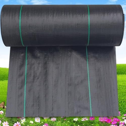 Malla Antihierba contra Las Malas Hierbas, Estabilización Rayos UV Tela para Control De Maleza Resistente Al Desgaste, Varios Tamaños para Control De Maleza, Jardín E Invernadero(1x3m)