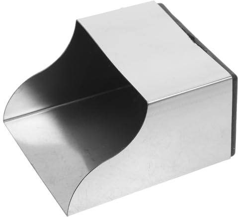 Milisten Paleta de Jardín de Acero Inoxidable Mini, Pala Cuadrada Portátil de 7,5 Cm para Trasplantar, Herramientas para Plantas de Interior y Suculentas, Pala para Bonsáis y Tierra