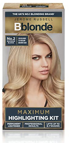 Bblonde Kit Evidenziazione Permanente, Decolorante Biondo Permanente, Risultati Professionali, Con Olio Di Avocado, Solleva 8-9 Livelli - Kit Blonding No 2