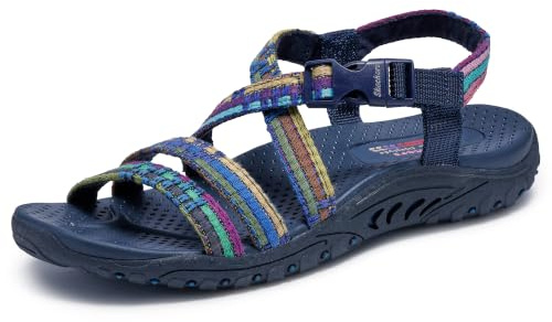 Skechers dam Reggae - Sew Me - Boho Woven Strappy SlingbackSandal