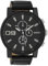 Oozoo Herrenuhr mit Lederband 50 MM Black/Schwarz/Schwarz C10067