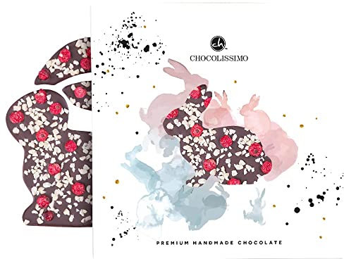 ChocoHase mit Mandeln - Johannisbeeren | Schokohase | Ostertafel | Ostern Schokolade | Kinder | Erwachsene | Ostergeschenk | Ostergeschenke | Junge | Mädchen | Mann | Frau