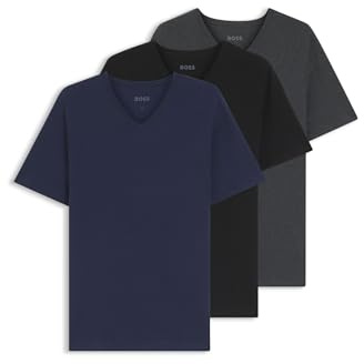BOSS Tshirtvn 3P Classic T-Shirt, Open Blue497, L Homme