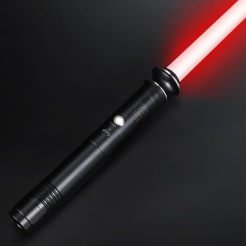Pskikkp Lightsaber Metal Hilt 12 Colors,Toys for Boys Girls Age 3 4 5 6 7 8 9 10 Year Old,Battery Rechargable FX Dueling Light Saber,Gifts for Boyfriend Girlfriend (Black)