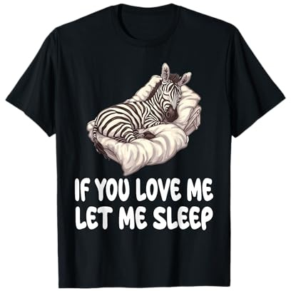 Cute Zebra Pigiama Camicia da notte Maglietta