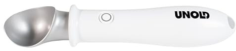 Unold 488990 beheizter Eisportionierer Carlo, kurze Aufheizzeit, Antihaftbeschichtung, müheloses Portionieren, sehr leicht, USB-Ladekabel