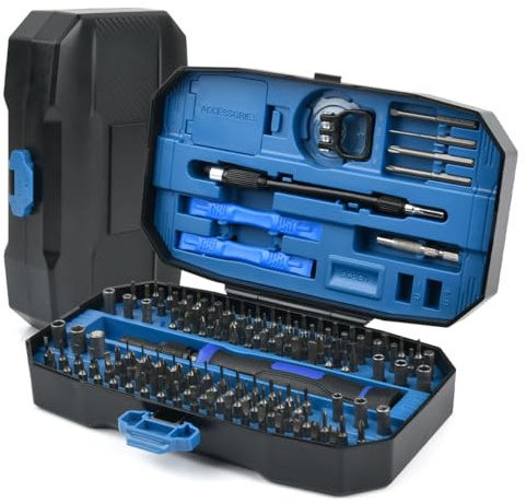 BOPEUY 152 in 1 Set Cacciaviti Precisione, Set Cacciaviti Precisione Magnetici Professionali, Set Mini Cacciaviti, Kit Cacciaviti Precisione, per Smartphone, iPhone, iPad, PS4,PS5, Tablet etc
