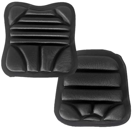 BYGRPLI Cuscini per sedili Cuscino per sella da moto, 2 pezzi/set, resistente all'acqua e antiurto, protezione per sella con cuscino d'aria