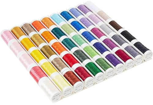 Brother Designio 50-Piece Embroidery Thread Set, SA650