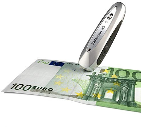Penna Rilevatore SafeScan controllo soldi falsi contraffatti denaro Lampada UV