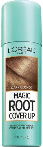 L'Oreal Paris Magic Root Cover Up Gray Concealer Spray Dark Blonde 2 oz.(Packaging May Vary)