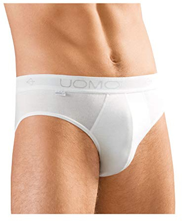 Cotonella Mini Slip Uomo in Cotone con Elastico PARLATO Art. 8300 -Confezione da 3 Pezzi Colore Bianco 5