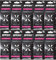 AREON X Auto Lufterfrischer Bubble Gum Duft Autoduft Kaugummi Schwarz Aufhänger Anhänger Spiegel Pappe 2D (Bubblegum Set Pack x 10)