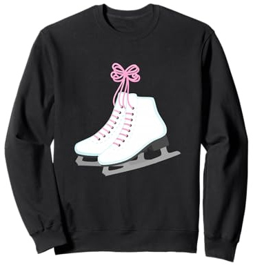 Ice Skate Figure Skating Skater Girls Teen Tween Women Coach Sweatshirt