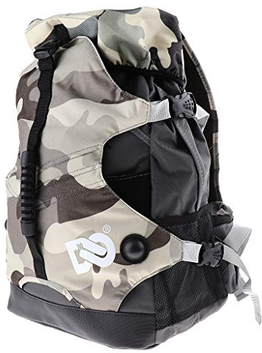 Perfeclan Skate Aufbewahrungstasche Skateschuhe Rucksack mit Reflektierende Streifen für Rollschuhen, Inline-Skates, und Eislaufschuhen, Tarnen