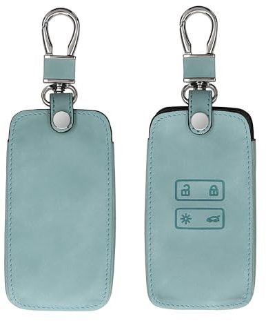 kwmobile Cover copri-chiave compatibile con Renault con 4 tasti Smart Key (solo Keyless Go) - Guscio protettivo chiavi auto in pelle PU Nabucco per telecomando macchina