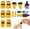Set di connettori per tubo da giardino - 15 pezzi con adattatore universale e accessori per irrigazione