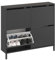 KOMTO Schuhschrank Schmal - Schuhregal Geschlossen mit 4 Klappen | Schuhkipper Anthrazit Trek 108 x 25 x 96 cm (BxTxH)