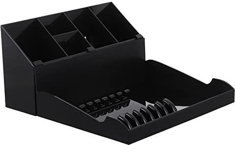 DECORNIJIA 1Set Professional Haircut Storage Rack Hairdressing Shear Holder Comb Organizer Tray Durable Design for Hair Salons Lightweight Stylish Keep Tools Neat