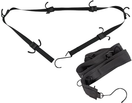 Soporte para equipo de hockey: estante de secado portátil, organizador de cinturón de fácil configuración, diseño que ahorra espacio | Secador de equipo deportivo multiusos para hockey sobre hielo