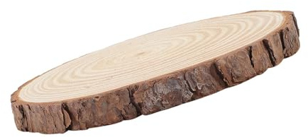 GAROZATION Piedras para Escalones de Jardín Decorativas de Madera Beige, Adoquines para Patio Resistentes y Decorativos, Piedra de Paso para Jardín Adecuado para Caminos de Cemento