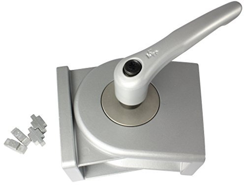 Pivot Joint 40x80 with Locking / Clamping Lever, Slot -/8/10 Zinc Die Cast alu colour powder coated