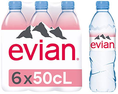 Evian Mineral Water 6x50cl