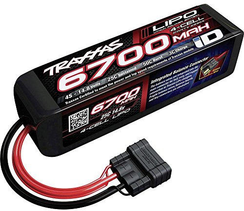 Pack de Batterie (LiPo) 14.8 V 6700 mAh Traxxas 2890X 25 C Softcase Traxxas iD