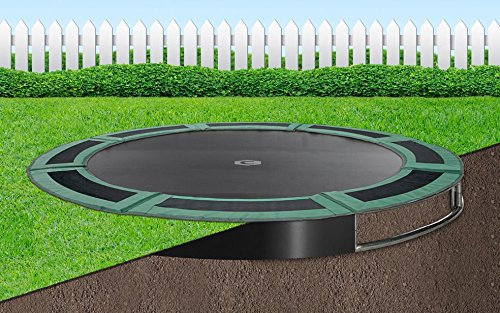 Flatground trampolin Capital Play 427 Grün Bodentrampolin