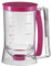 InnovaGoods - Dispenser per Dolci 900ml, Design Ergonomico Antigoccia, Include Ricettario, ABS Trasparente/Rosa, 17 x 18,5 x 11 cm, Plastica