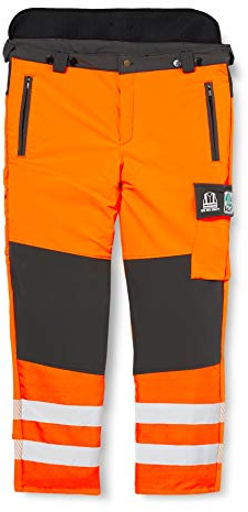 RATIOPARTS Warnschutzhose Schnittschutz Bundhose Herren reflektierend Stretch orange Grš§e S